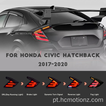 HCMOTIONZ 2017-2020 Lâmpadas traseiras do Honda Civic